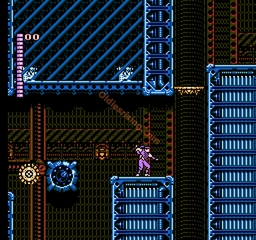 une photo d'Ã©cran de Blue Shadow sur Nintendo Nes